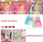 new  Barbie Dreamhouse  4-story 11 Rooms Doll House With 4 Dolls Toy Figures