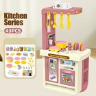 Kitchen Play Toy Kit Kid Mini Food Pretend Cooking Dining Girl Christmas Gifts
