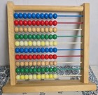 Melissa Doug Abacus Preschool Educational Counting Toy 100 Beads Math Numbers 