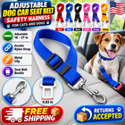Adjustable Dog Car Seat Belt Safety Harness Lead Clip For Cats Dogs Vehicle Pet