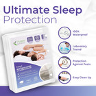 Waterproof Vinyl Mattress Protector     Bed Bug   Allergen Proof Cover