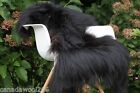 Genuine Natural Icelandic Black Sheepskin Rug 2 W X 3 5 L Long Wool  super Soft