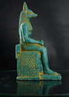 Egyptian Artifact Figurine Ancient Rare God Anubis Statue Authentic Bc