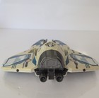 Battlestar Galactica Colonial Viper Beige Blue Collectible Model Vehicle Replica