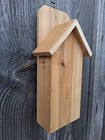 Wood Bat House Rough Sawn White Cedar Double Chamber  new 