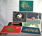 Vintage 1960 s Box Of Christmas Cards Never Used  7 Different Designs 11 Cards