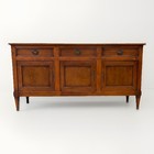 French Louis Xvi Style Beech Wood Sideboard Enfilade Cabinet 71    X 21 5   