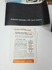 Vintage Polaroid Automatic 100 Land Camera W Flash Case Paperwork Accessories