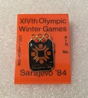 Sarajevo Winter Olympic Games 1984 Pins Vucko Wolf Mascot Bobsled Ski Jump Hocky