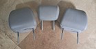  2011-2013 Honda Odyssey Rear 2nd Row Leather Head Rest  Set Of 3 Light Gray