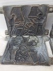 2 Vintage Toy Soldier Lead Mold   5264 Doughboy With Machine Gun Home Foundry