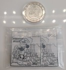 3 Oz Of Rare Silver 2 Disney Steamboat Willie Mickey Mouse 1 Silvertowne Poker