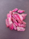 Natural Pink Quartz Crystal Points For Jewelry Making