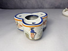 Lot Of Four Antique vintage Inkwells  Pen Stand And Pounce Pot   M-170