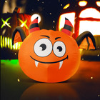 4ft Led Inflatable Halloween Pumpkin Horror Props Yard Blow Up Light Decorations