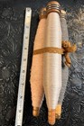 Vintage Wooden Textile Mill Bobbins Spools Lot Of 3 W  Yarn Industrial Decor