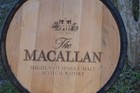 Macallan Scotch Whisky Barrel Lid head With Outside Metal Ring And Staves