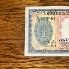 1953 Malaya   British North Borneo 1 Dollar Banknote P 1