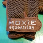 Nos Moxie Equestrian Air Puff Riding Gloves Ladies Brown Xs