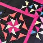 Handmade Bluegrass Jamboree Cotton Fabric Queen Size Patchwork Quilt Top topper