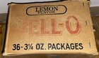 1890s Lemon     Jello     Jell-o Shipping Box Buffalo Ny Advertising Dessert