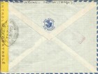 Algeria Sc 165 pair  166 pair -maillot Alger 18 11 43-wwii French Censor