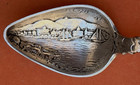 Rare Gorham Cast Figural Tree Bar Harbor Maine Sterling Silver Souvenir Spoon