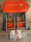 Pilates Pro Chair By Life s A Beach - Orange - Solid Well Built Includes Dvds