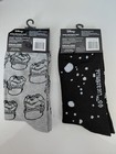 New Star Wars Crew Socks Lot Of 2 Stormtrooper   Space Logo Men   s Size 9-13