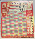 Vintage 30 s-40 s Ticker Tape Punch Board Trade Stimulator Game Bar Gambling