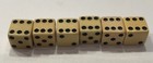 Three Pair Butterscotch Bakelite 5 8    Vintage Dice  tested 