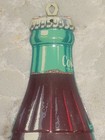 Vintage Coca-cola Thermometer sign   Robertson Made In Usa   Tin 17    Coke Bottle