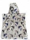 Pottery Barn Kids  shark  Terrycloth Hooded Cover-up - Sz  6-12m