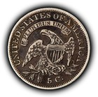 1835 H10c Capped Bust Half Dime - Original Xf - Sku-y6606