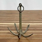 Vintage Grappling Anchor With Diamond Tines