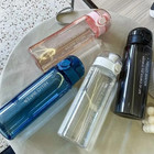 1 Pc 780ml Leakproof Sports Water Bottle With Lock Lid   Carry Strap