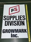 Vintage Fs Decal - Supplies Division Growmark Inc - Farm Agriculture Sign Nos