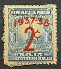 Travelstamps  1937 Panama Stamps Scott  308 - 1937-38 Overprint Mint Mnh Og