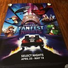 Fanfest Nights 2025 Universal Studios Hollywood Back To The Future Poster 48x70i