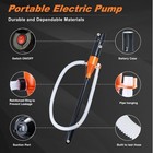 Portable Power Battery Pump  Battery Operated Electric Siphon-extra Long Hose