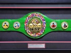 Mike Tyson Autographed Signed Framed Wbc World Championship Green Belt Beckett