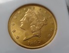 1897 S Us Gold  20 Liberty Head Double Eagle - Old Fatty Label Ngc Ms 60