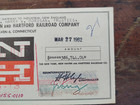 1962 New York  New Haven Hartford Railroad Check  386 744 00   4 Million Today