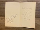Vintage Hallmark Sweet Niece Birthday Greeting Card Mid Century Girl Cake 1950 s