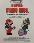 Golden Book- Super Mario Bros  Trapped In The Pit - Softcover Circa 1989