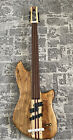 Wishbass Number 2342 Fretless Bass 4 String 34 Inch Scale Wood Maple Handmade