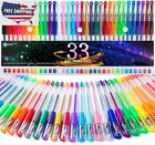 Gel Pens  33 Color Gel Pen Fine Point Colored Pen Set With 40  More Ink For Adul