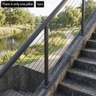 Slope Cable Railing Post cable Railing Post 25-40 Degrees Slope indoor outdoor