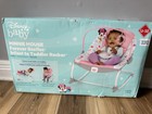 Disney Baby Minnie Mouse 2-in-1 Vibrating Baby Rocker Chair Infant Toddler New