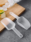 1 Pc Clear Multifunction Ice Scoop - Durable Pp Material For Home   Kitchen Use